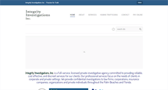 Desktop Screenshot of integrityinvestigations.com